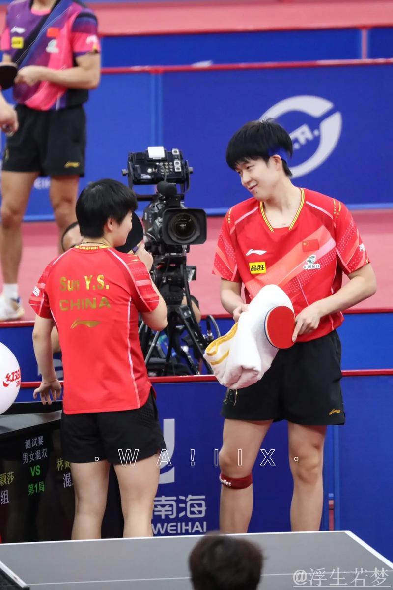 王楚钦孙颖莎混双两连胜！男方自评状态上佳，女方专注女单未受访